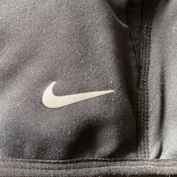 Nike+ FIT Dry vintage full zip knit performance jacket black size Large - Picture 10 of 14